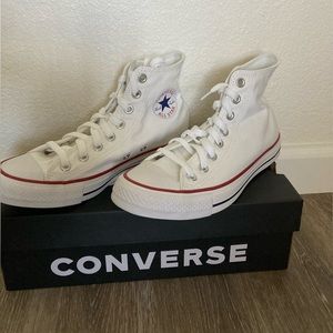 White high top Converse